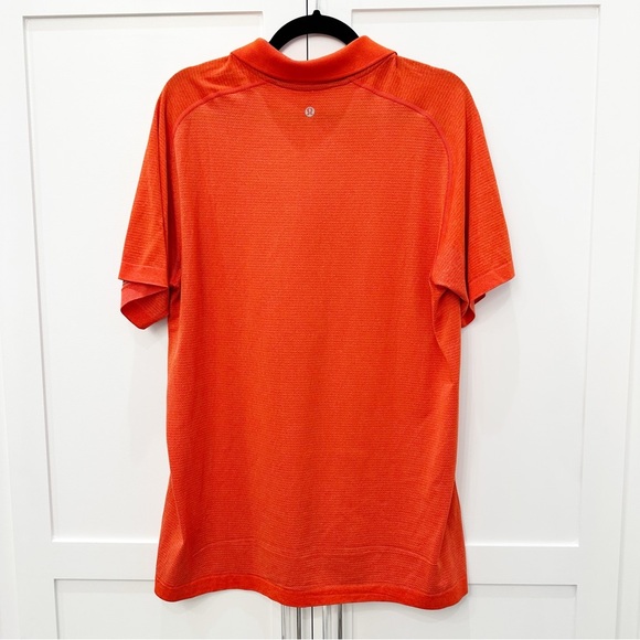 LULULEMON | Orange Polo Shirt Size XL - Picture 6 of 6